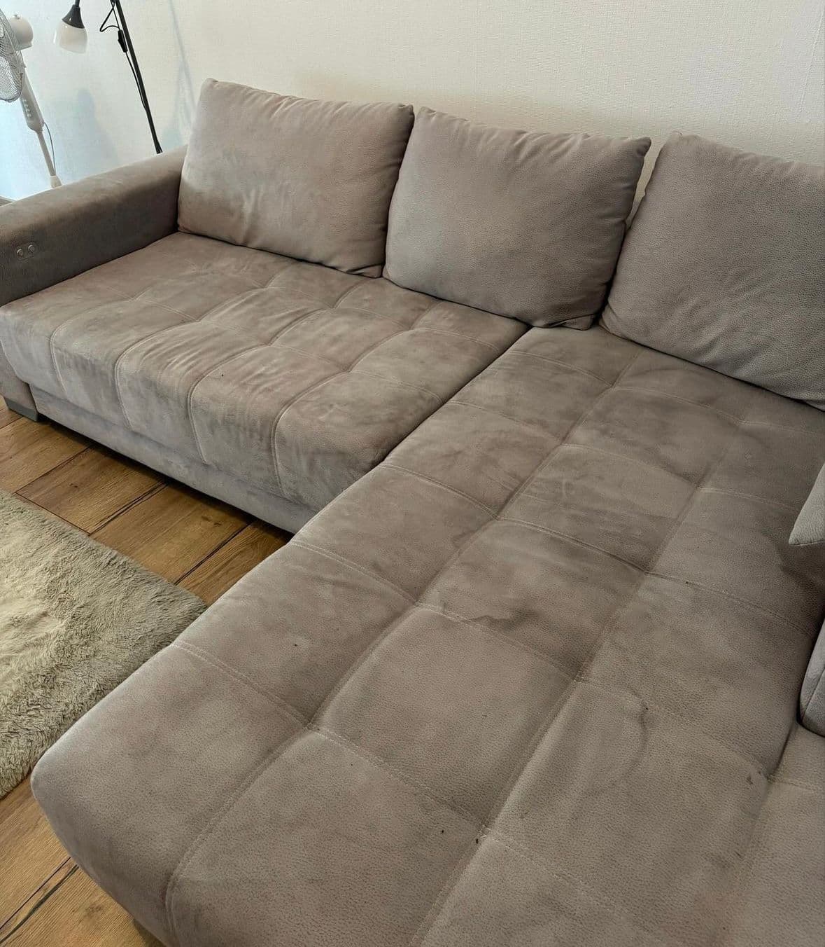 Polsterreinigung vorher